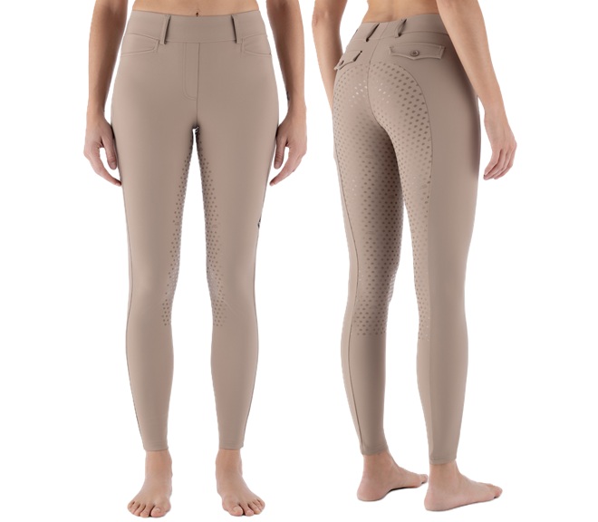 LEGGINGS EQUITAZIONE EQUILINE FULL GRIP CON PASSANTI EQLEGGYFH Pantaloni Donna 